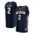 Camiseta Ian Clark 2 New Orleans Pelicans Icon Edition Armada Hombre